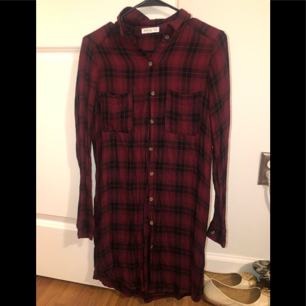 Flannel dress